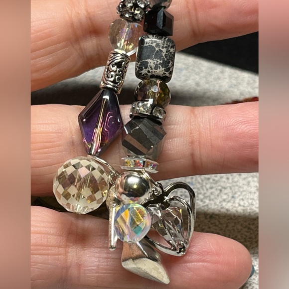 Cinderella stiletto heel charm purse bling or keychain -stunner - Picture 12 of 12